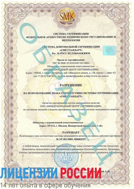 Образец разрешение Навля Сертификат ISO/TS 16949
